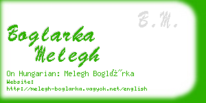 boglarka melegh business card